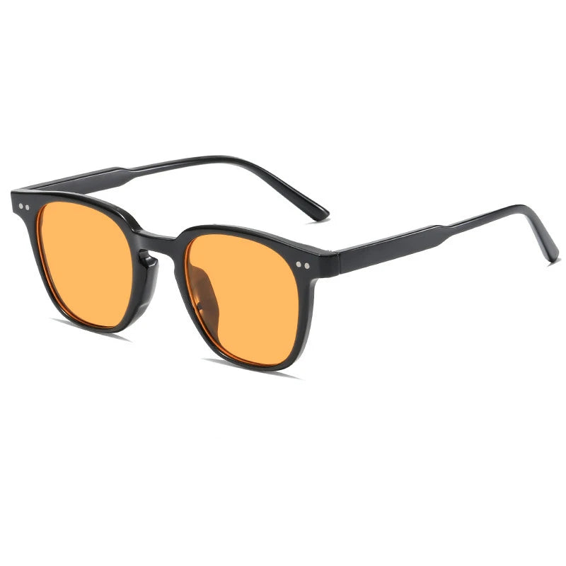 Vintage Square Sunglasses for Women Men Small Round Eyewear Luxury Style