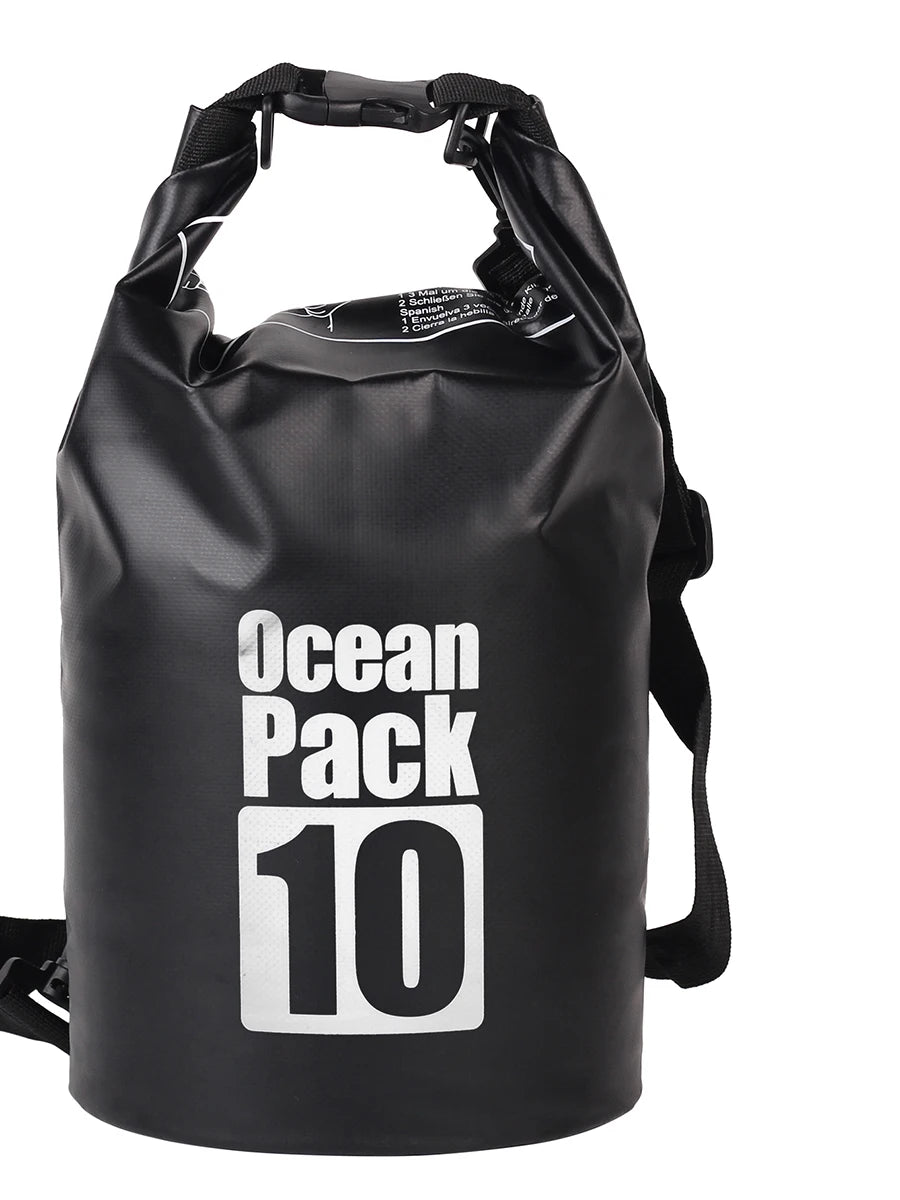 500D Waterproof Dry Sack Bag for Boating & Water Sports 5/10/15/20/30L