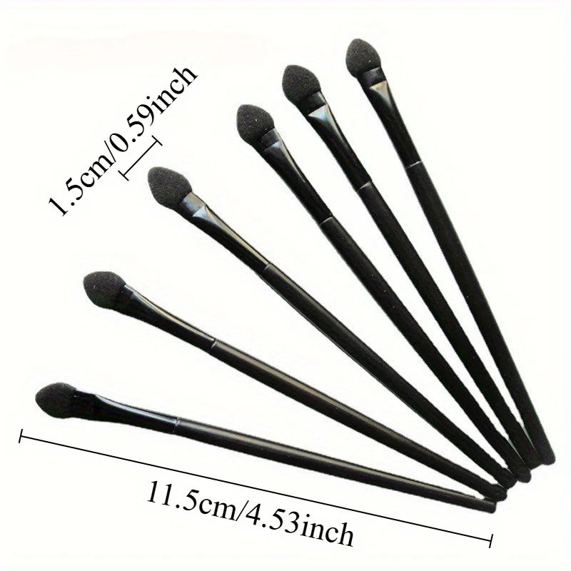 10pcs Latex Sponge Eye Shadow Applicators - Blending Makeup Brushes for Eye Makeup