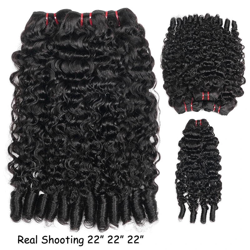 20A Mink Burmese Curly Human Hair Bundles - Deep Wave Virgin Hair Extensions