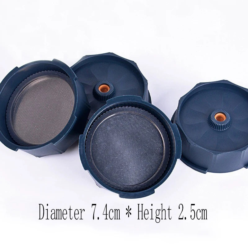 Portable French Press Coffee Maker with Filter Paper - 64mm, 350pcs