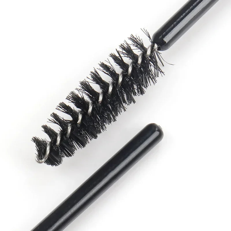 Disposable Eyelash and Eyebrow Makeup Brush Set - Pack of 50, 100, or 200