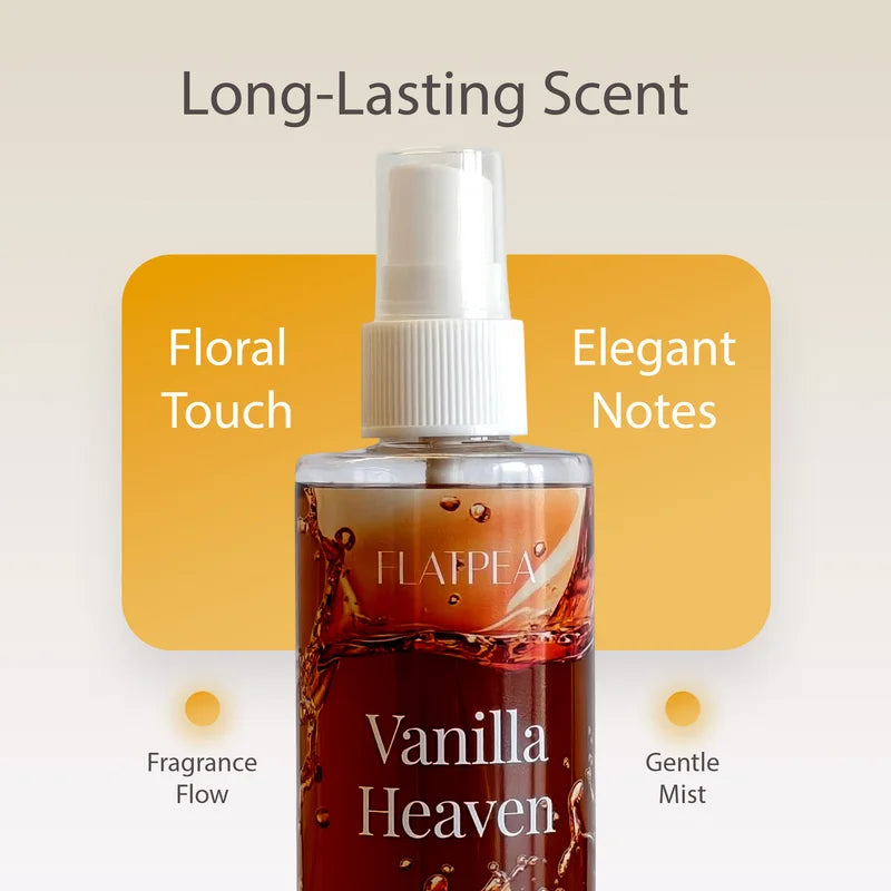 Portable Vanilla Caramel Room Spray - 100ml Air Freshener, Gift Idea for Christmas