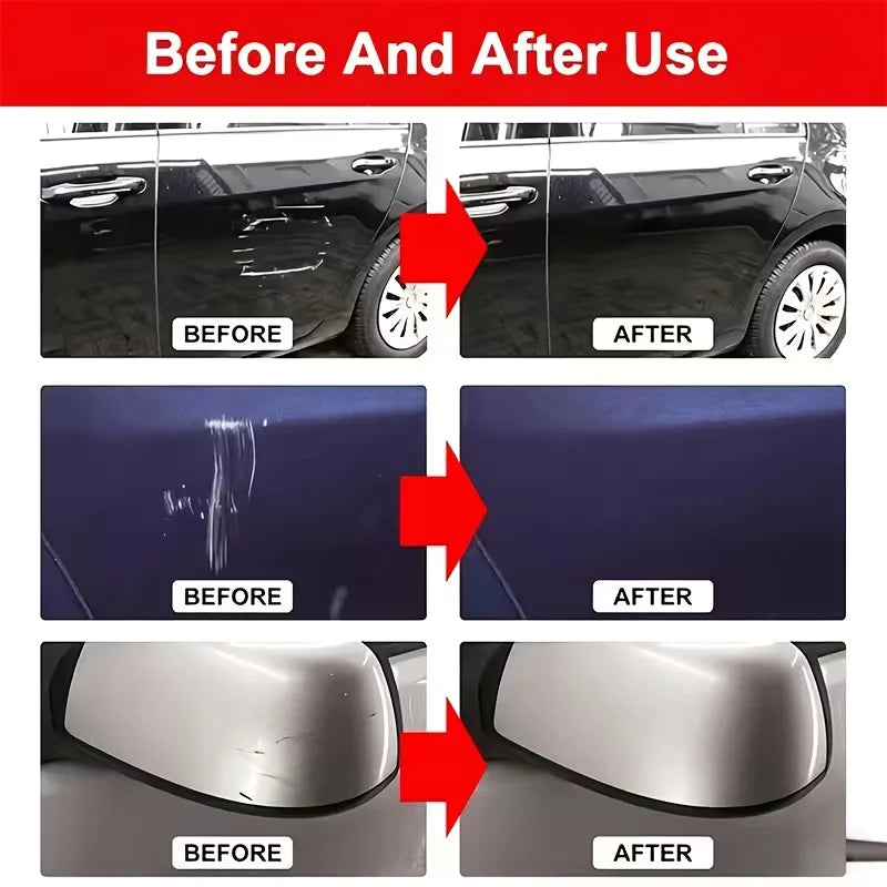 Professional Car Scratch Wax - Removes Light & Moderate Scratches, Polishes & Protects Paint for Long-Lasting Shine