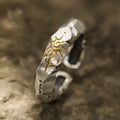 Adjustable Wishing Stone Totem Ring - Stainless Steel Punk Jewelry for Men Women