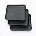3-Pack Multi-Purpose Outdoor Garden Boot Mat Tray for Floor & Plant Protection