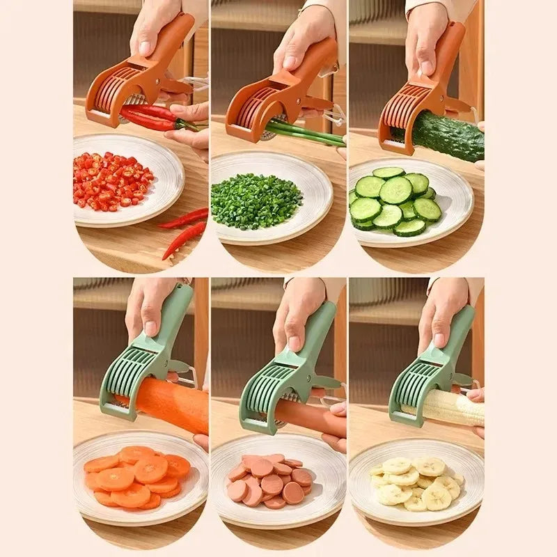 Multifunctional Stainless Steel Vegetable & Fruit Slicer - Kitchen Tools & Accessories
