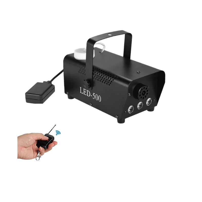 Remote Control LED Fog Machine 500W RGB Stage Effect Smoke Ejector