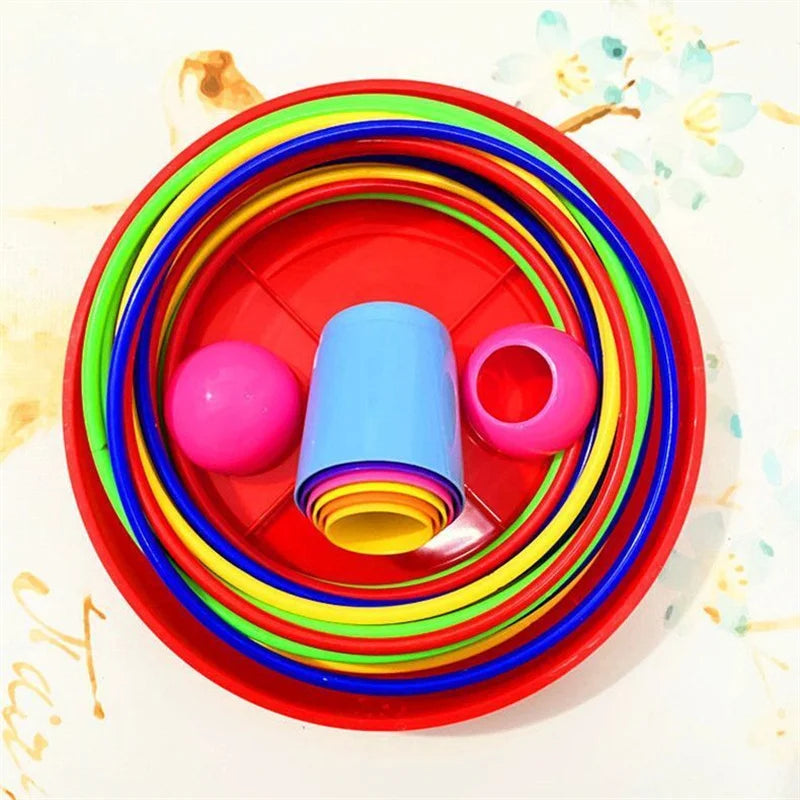 Children Throw Circle Game Stacking Toys Indoor Outdoor Parent-Child Interactive Gift