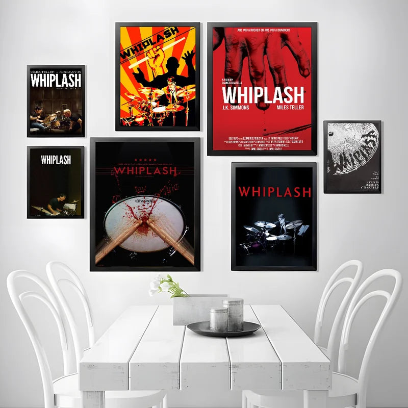 Classic Whiplash Movie Poster Wall Art for Home & Office Decor