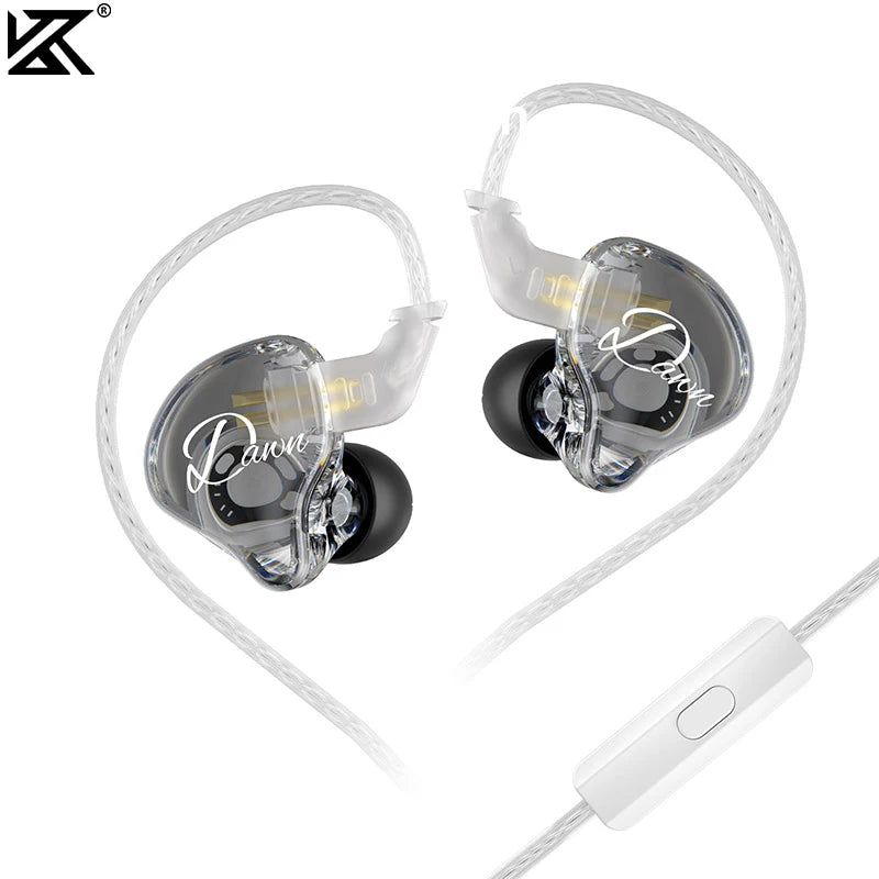 HiFi In-Ear Earphones with Dual Dynamic Drivers for Music & Gaming – Noise Reduction Earbuds