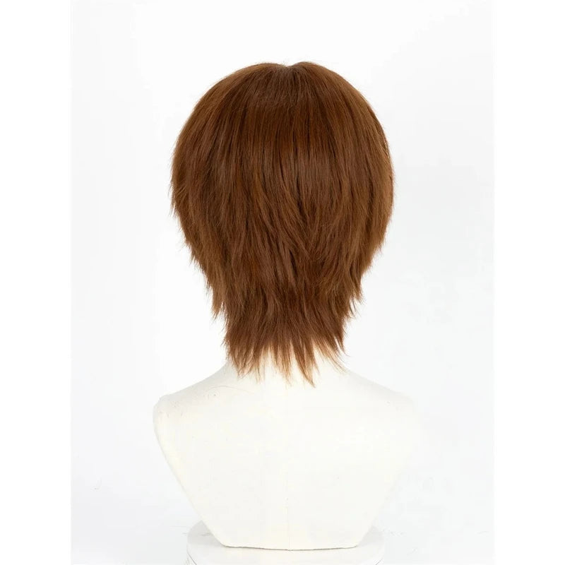 Light Yagami Cosplay Wig - Anime Death Note Light Brown Hair for Halloween & Costumes