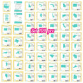 Halloween Spooky Season Craft Stencil and Die Cutting Set for Scrapbooking & DIY Decor