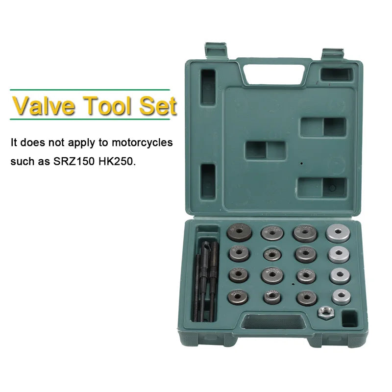 Carbide Valve Grinding & Seat Reamer Kit for Motorcycle Engine Repair