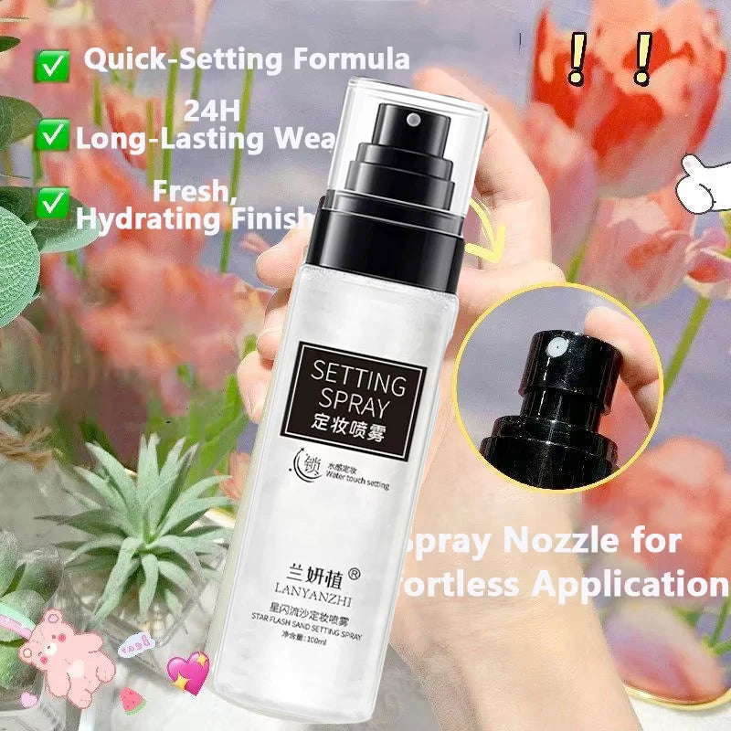 Waterproof Makeup Fixer Spray Long Lasting Oil Control Hydrating Setting Spray