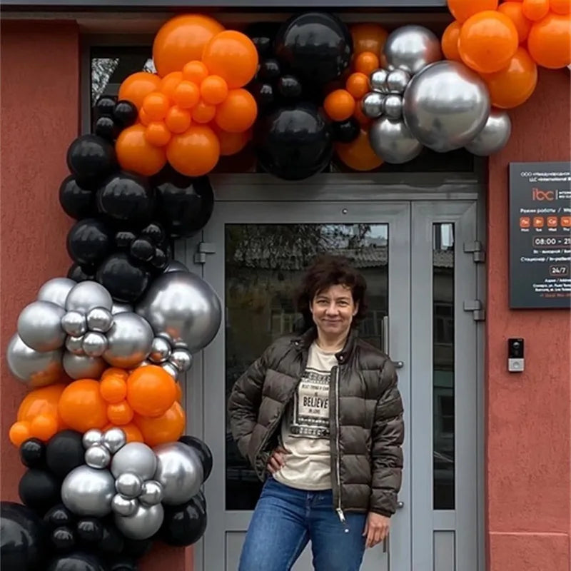 113pcs Balloon Garland Arch Kit for Birthday Halloween Graduation Party Decorations