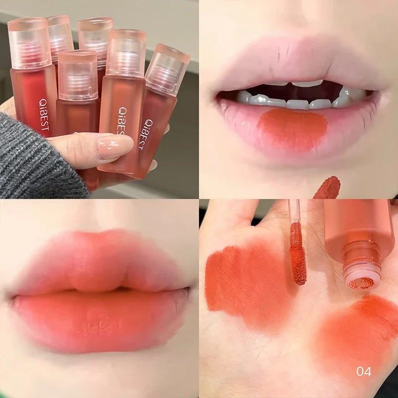 Velvet Matte Liquid Lipstick Set - Long-Lasting Waterproof Lip Gloss 6 Colors
