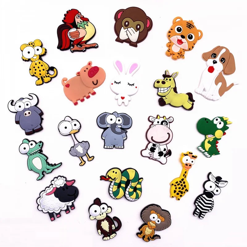 Cute Cartoon Animal Refrigerator Magnets - Kids Magnetic Letters & Numbers Set