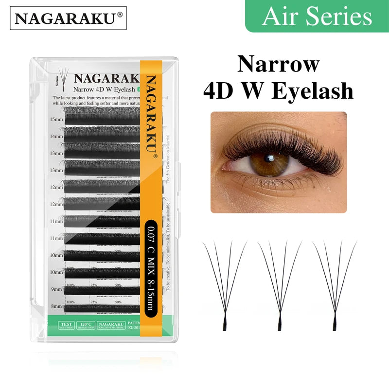 False Eyelash Extensions Premade Volume Fans - Mesh V Shape Lashes for Eyelash Extension