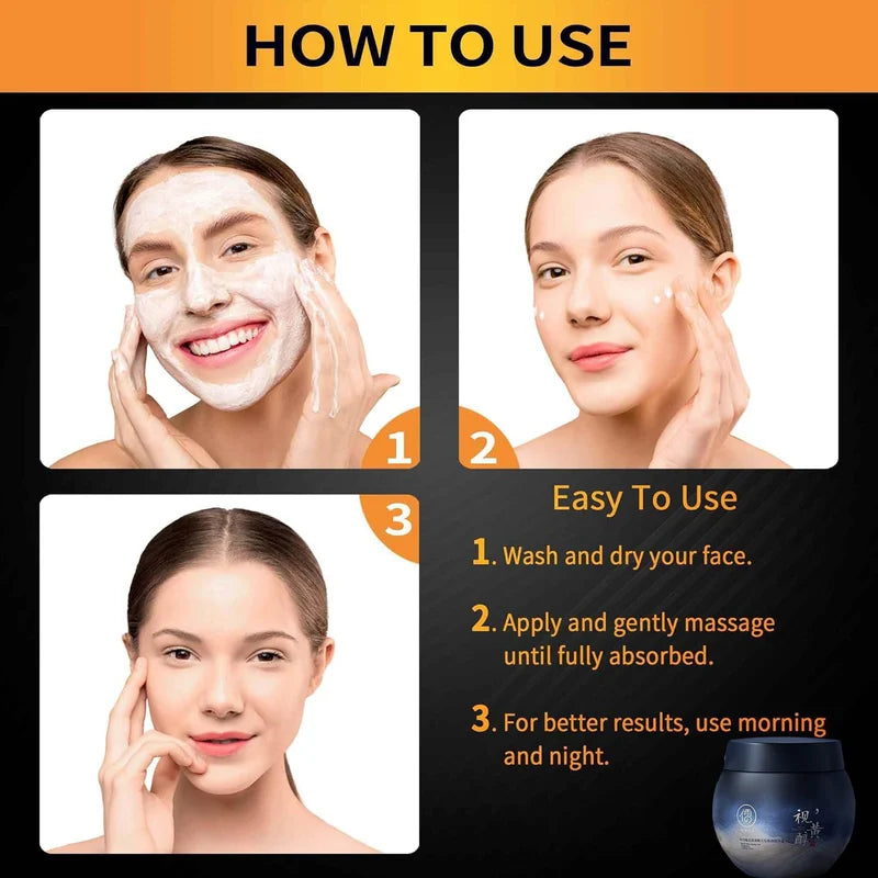 Retinol Face & Neck Cream - Anti-Aging Moisturizer with Hyaluronic Acid & Collagen, 100g