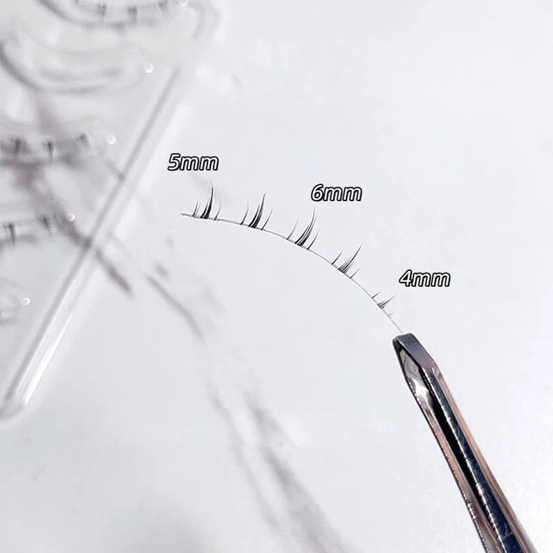 Makeup Bottom Eyelashes Kit 5 Pairs 3D Natural Look Lower Eyelash Extension