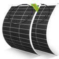 125W Flexible Monocrystalline Solar Panel for Off-Grid Systems 12V/24V