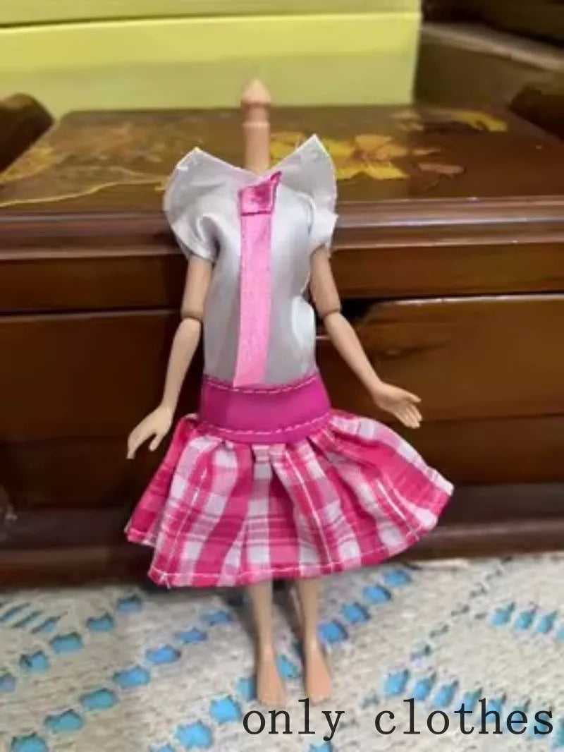 1/12 Doll House Girl Doll Without Head - DIY Nude Movable Body, 25cm