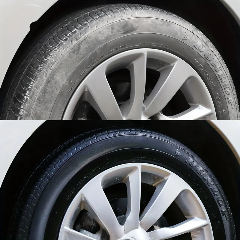 Black Tire Wax 30g - Long-Lasting Tire Protection & Repair