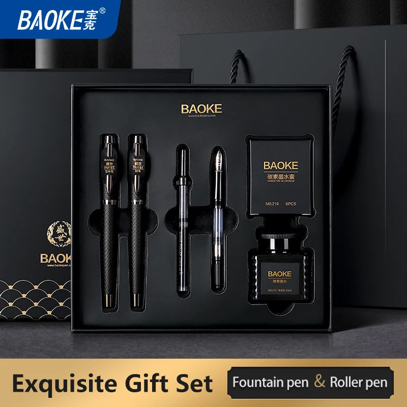 Fountain Pen Gift Set with Ink, Cartridges & Elegant Packaging - Multiple Colors
