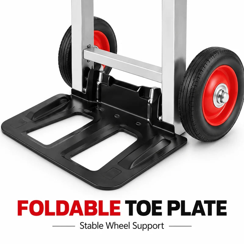 Lightweight Folding Hand Truck Dolly with Wheels — Compact Utility Cart for Moving & Travel