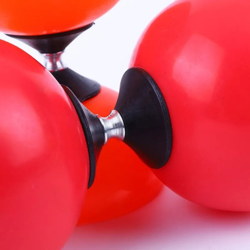 Leather Diabolo Yo-Yo Sensory Training Toy for Skill Development - Outdoor Use