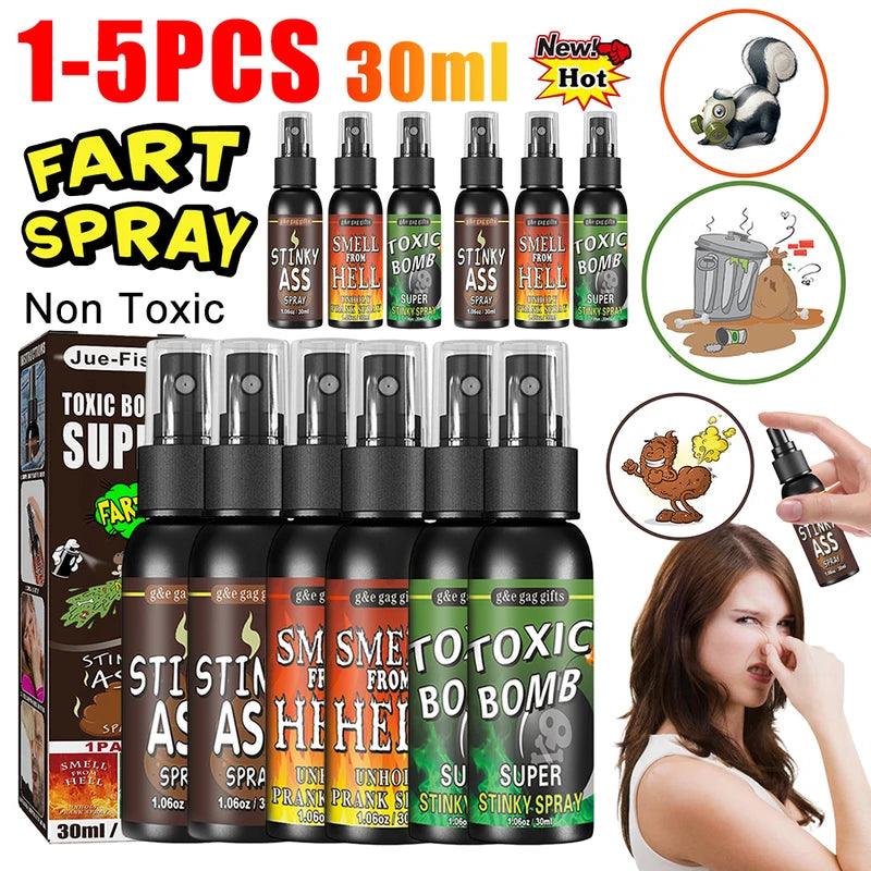 Halloween Prank Fart Spray 30ml Gag Joke Party Supplies - Non-Toxic Odor
