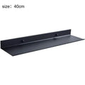Modern Wall Shelf Bathroom Kitchen Storage Rack Black 15-50cm No Drill