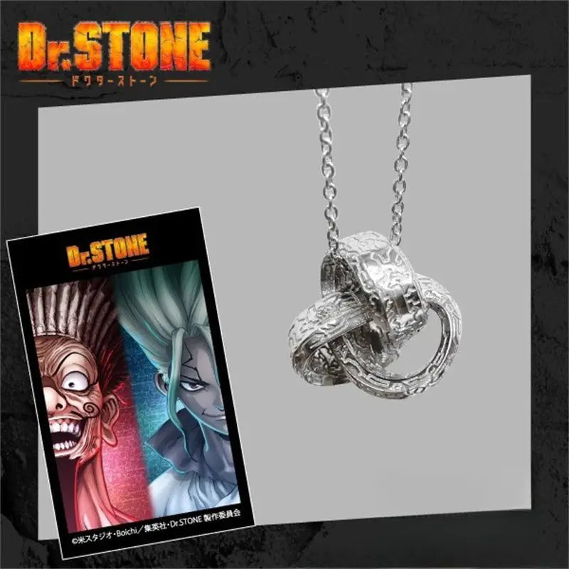 Dr. Stone Necklace Pendant Cartoon Game Accessories Light Luxury Trendy Jewelry