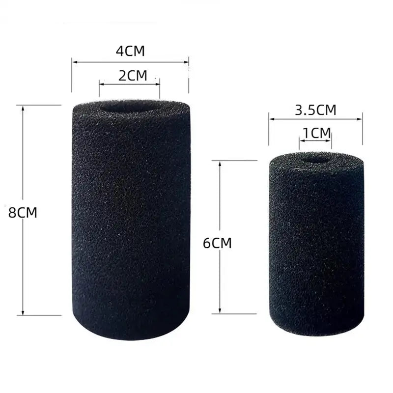 Aquarium Pre Filter Sponge Set - Fish Tank Inflow Inlet Foam for Small Fish & Shrimp