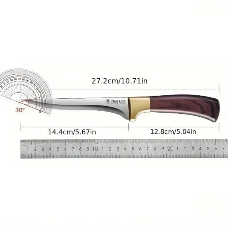 High-Hardness Kitchen Cutting Knife for Meat, Fruit & Bone Removal - Multiple Colors