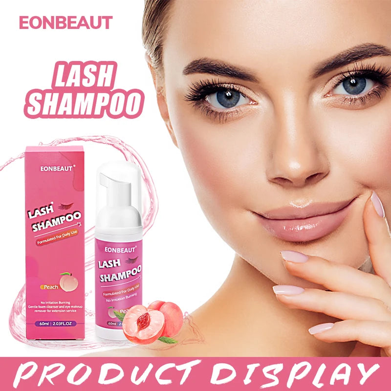 Eyelash Extension Glue 60ml Lash Adhesive for Professional Use - Peach Scent