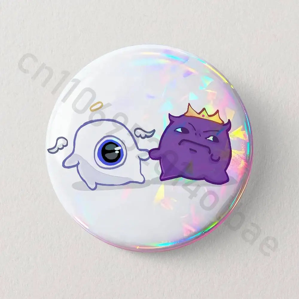 Custom Round Badge Pins for Bags Clothing and Gifts - Handmade Brooches