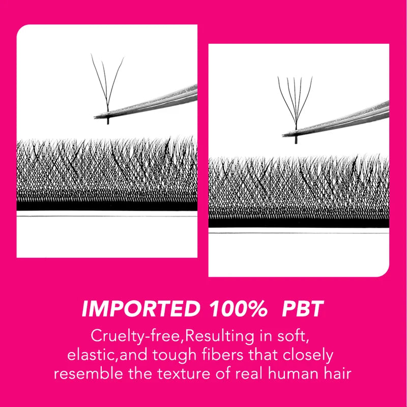 Premium W Shape False Eyelash Extensions for Volume & Natural Look