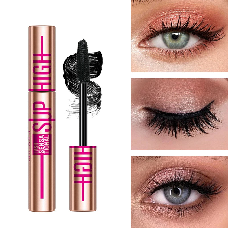 Waterproof Curling Mascara for Natural Eye Makeup - Thick & Thin Formulas
