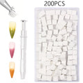Nail Art Gradient Sponges with Grip Tool Set for Manicure DIY