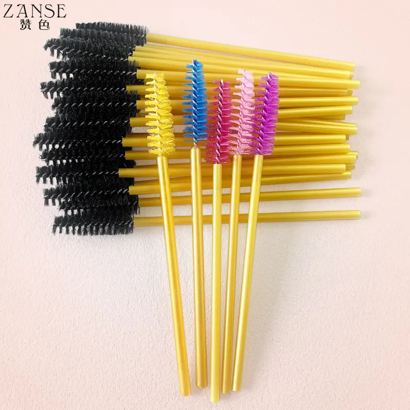 Eyelash Brush Makeup Brush Wands for Lash Extensions and Mascara - Pack of 5 or 50