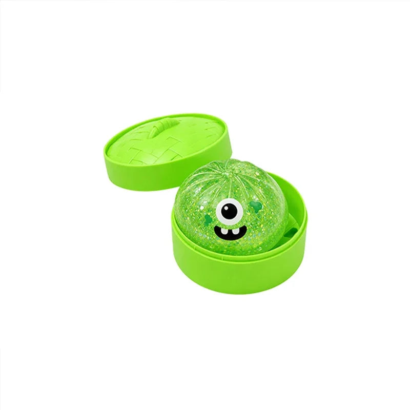 Halloween Ghost Baozi Dumpling Toy - Soft Elastic Steamed Steamer Clip Gift