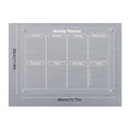 Magnetic Reusable Acrylic Fridge Calendar Board with Markers - Monthly & Weekly Planner for Home & Office