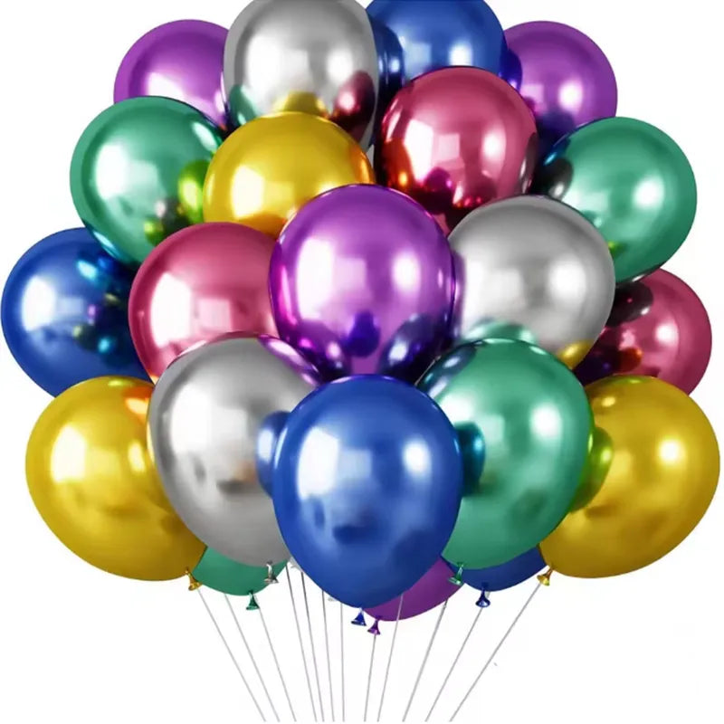 30 Latex Balloons White Pink Blue Helium Wedding Birthday Party Decorations