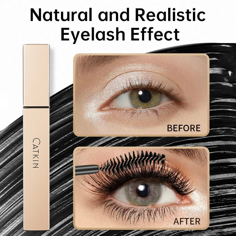 Volumizing Waterproof Black & White Mascara for Longer, Thicker Lashes