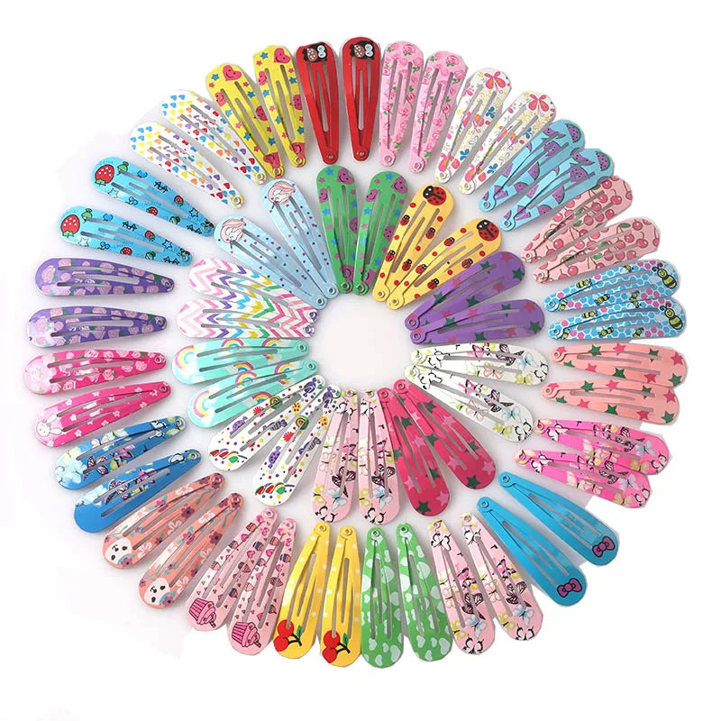 Kids Hair Clip Set 40Pcs Metal Hair Accessories for Children and Girls
