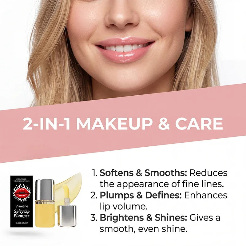Plumping Lip Oil with Nourishing Hydrating Formula - Lip Gloss & Treatment for Dry Lips