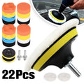 22PCS 3 Inch Car Polishing Buffing Pads Set for Auto Motorcycle Scratch Removal