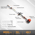 Multi-Function Gas Hedge Trimmer & Pole Chainsaw 6-in-1 Garden Tool